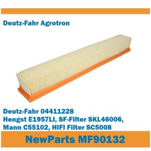 NewParts Filtr kabinowy Deutz Agrotron zamiennik 04411228 MF90132