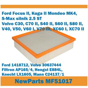 NewParts Filtr powietrza Ford Volvo zamiennik Filtron AP165/4 MF51017
